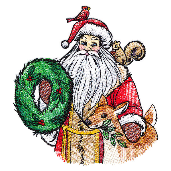 Classic Yuletide Santa