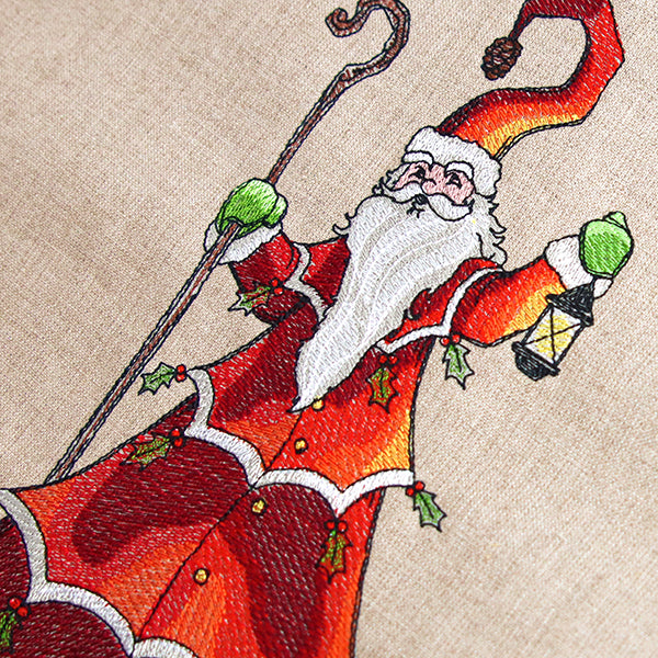 Yuletide Storybook Santa