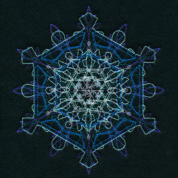 Mesmerizing Snowflake Medallion
