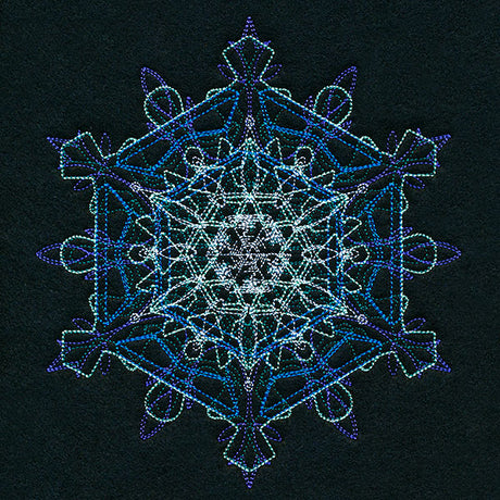 Mesmerizing Snowflake Medallion