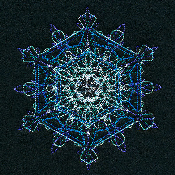 Mesmerizing Snowflake Medallion