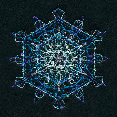 Mesmerizing Snowflake Medallion