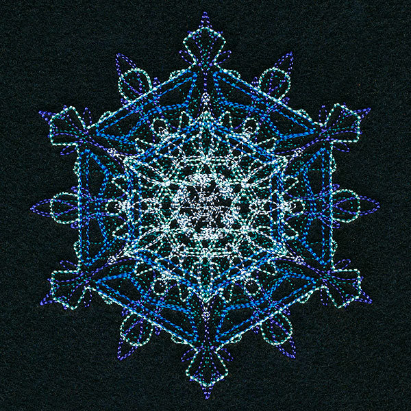 Mesmerizing Snowflake Medallion