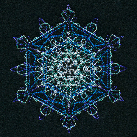 Mesmerizing Snowflake Medallion