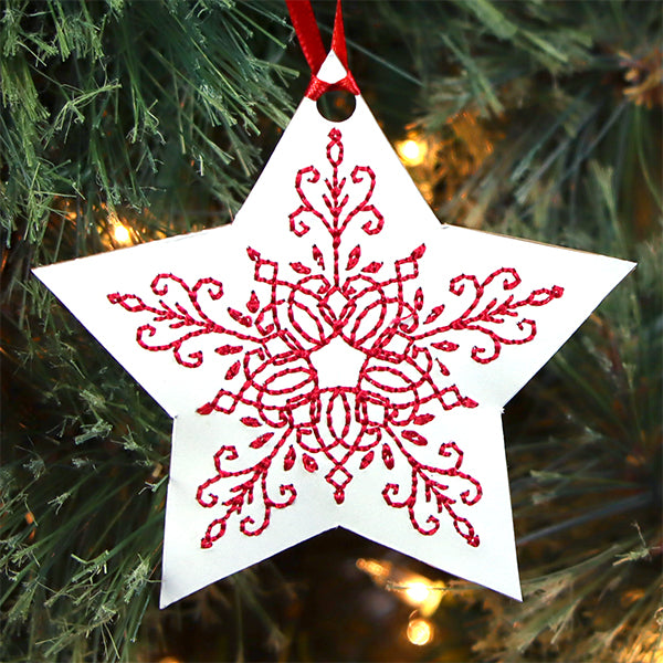 Simply Festive Star Ornament (Cardstock)