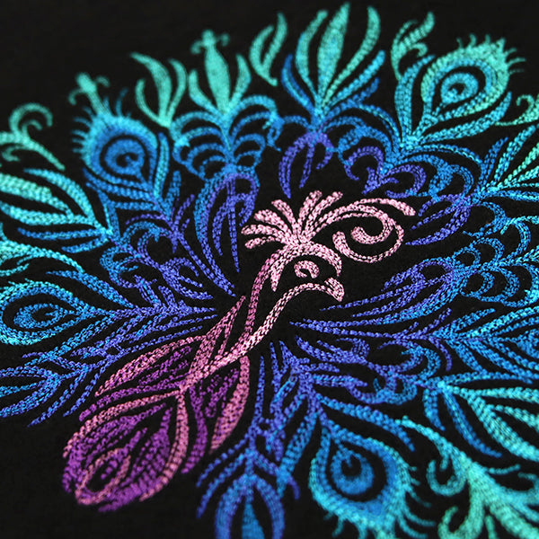 Mesmerizing Calligraphic Peacock