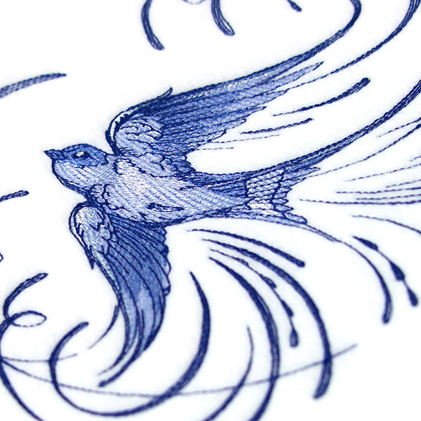 Soaring Calligraphic Swallow