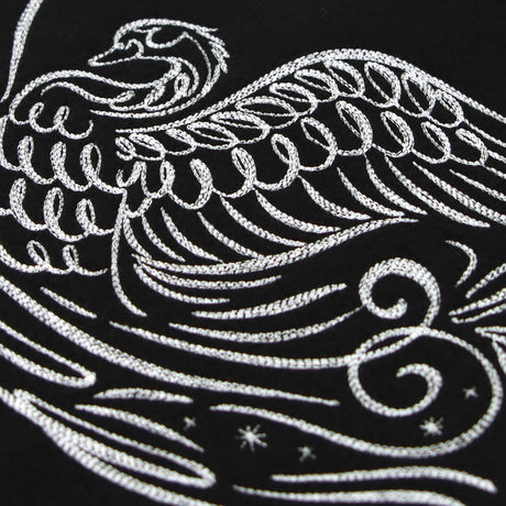 Calligraphic Winter Swan