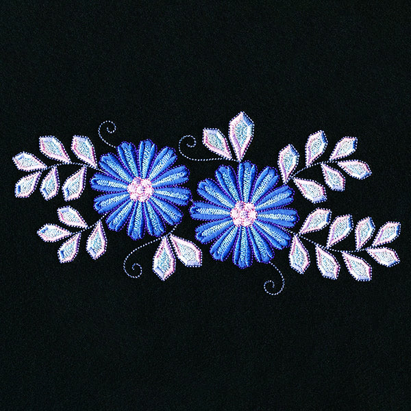 Bejeweled Floral Border