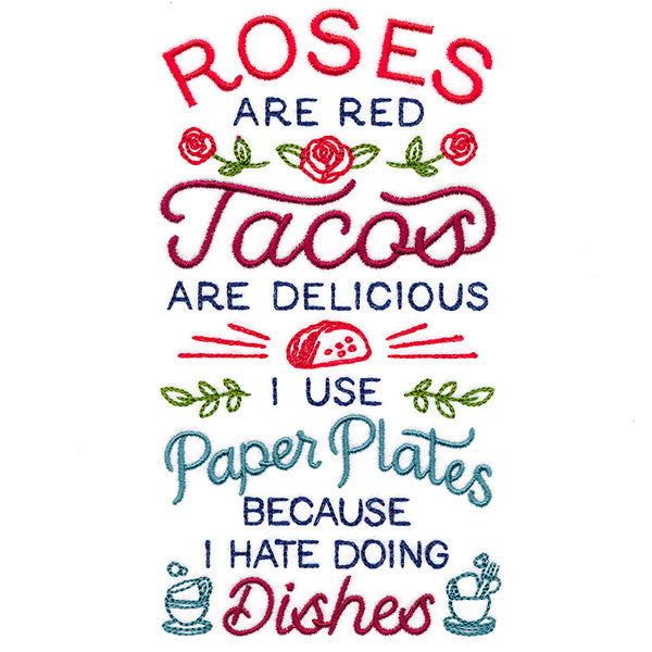 I Use Paper Plates Because I Hate Doing Dishes