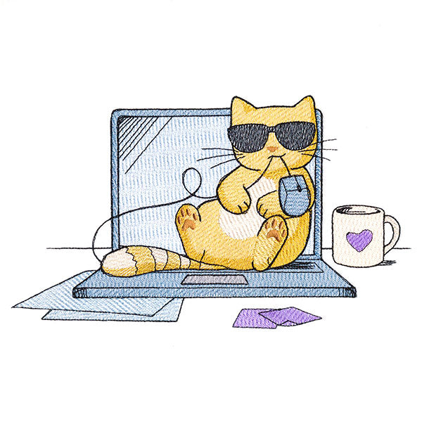 Purr-fectly Cool Co-worker