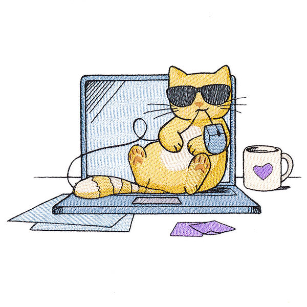 Purr-fectly Cool Co-worker