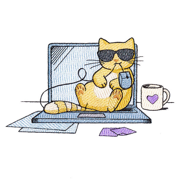 Purr-fectly Cool Co-worker