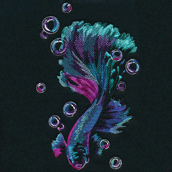 Iridescent Betta Fish