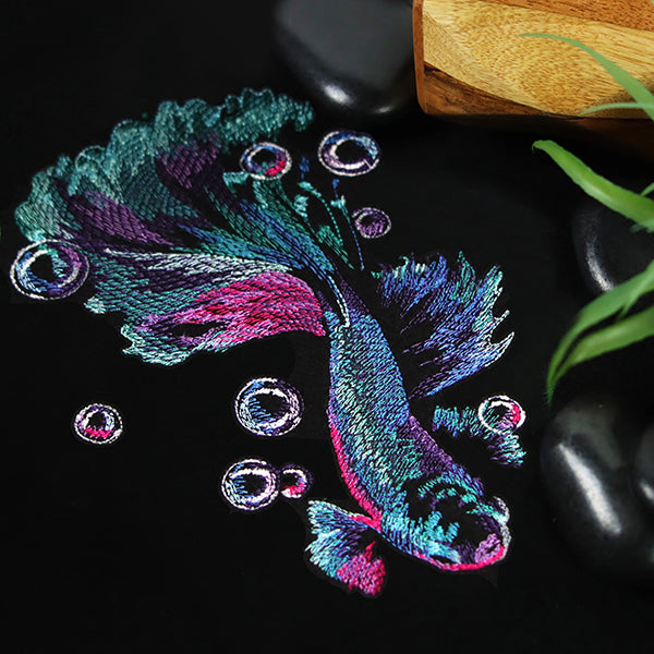 Iridescent Betta Fish