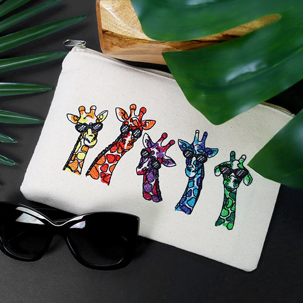 Cool Giraffes in Color