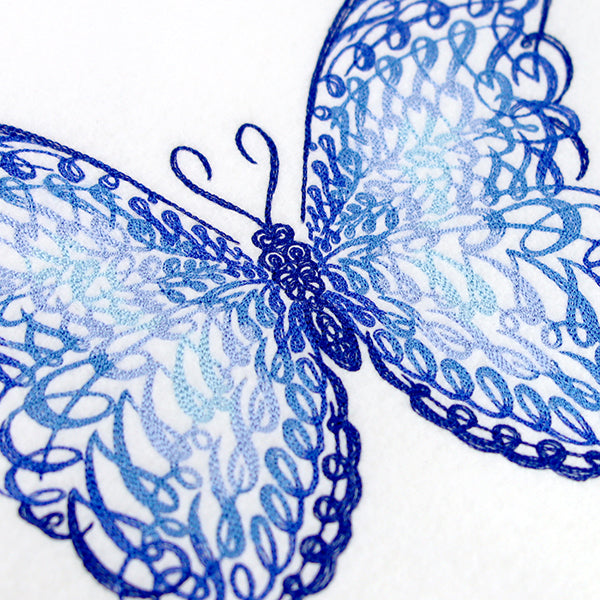 Calligraphic Morpho Butterfly