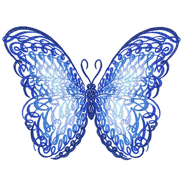 Calligraphic Morpho Butterfly