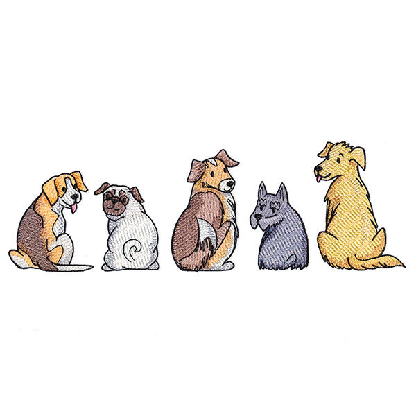 Rearview Puppy Border