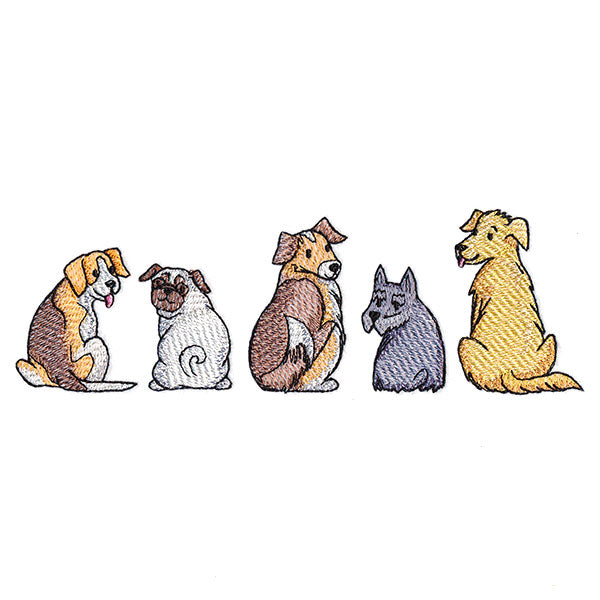 Rearview Puppy Border