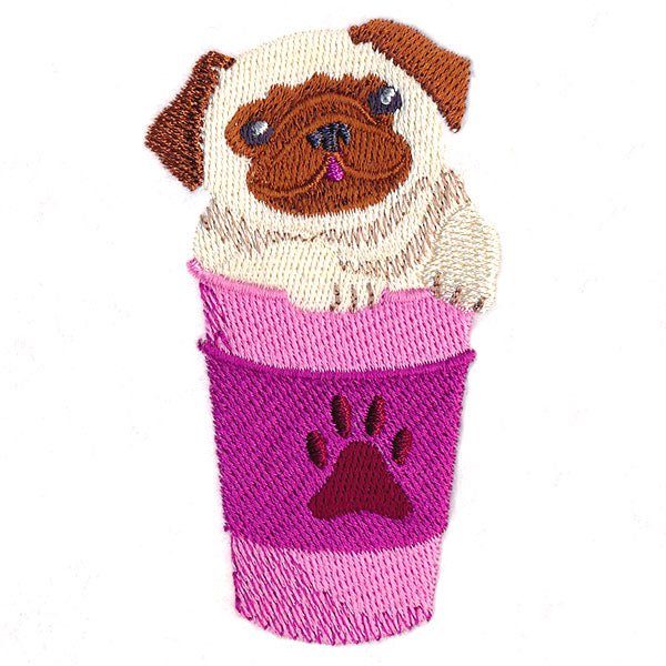 Pup-ppuccino Pug