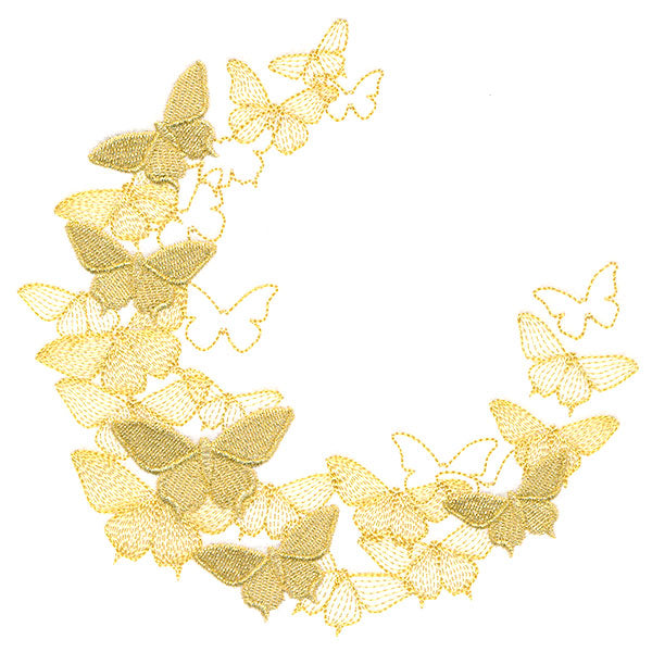 Fluttering Crescent Moon