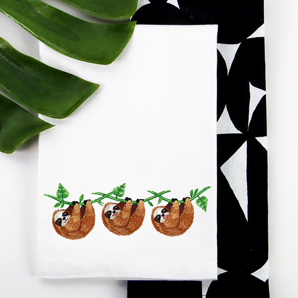 Hangin' Out Sloth Border