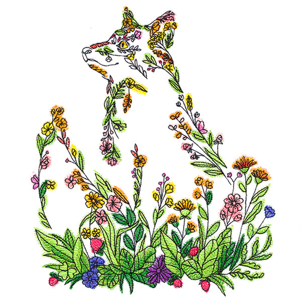 Fox in Botanicals