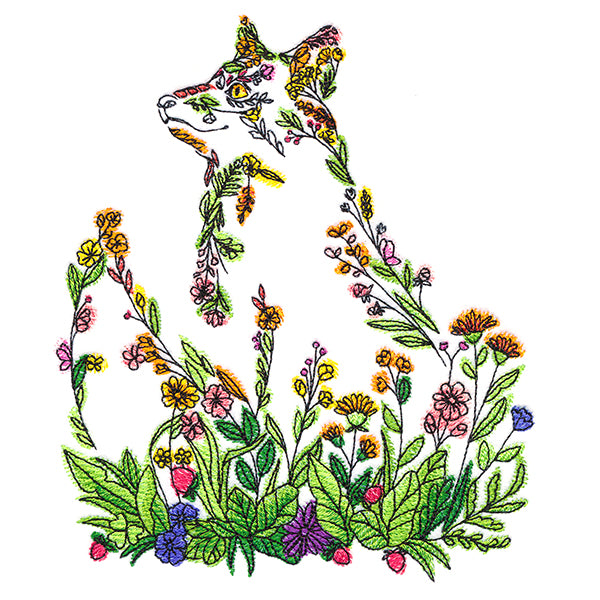Fox in Botanicals