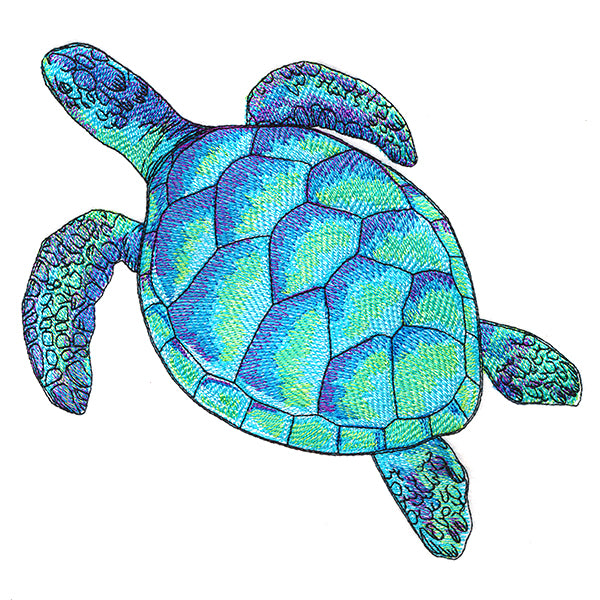 Sea Turtle in Watercolor