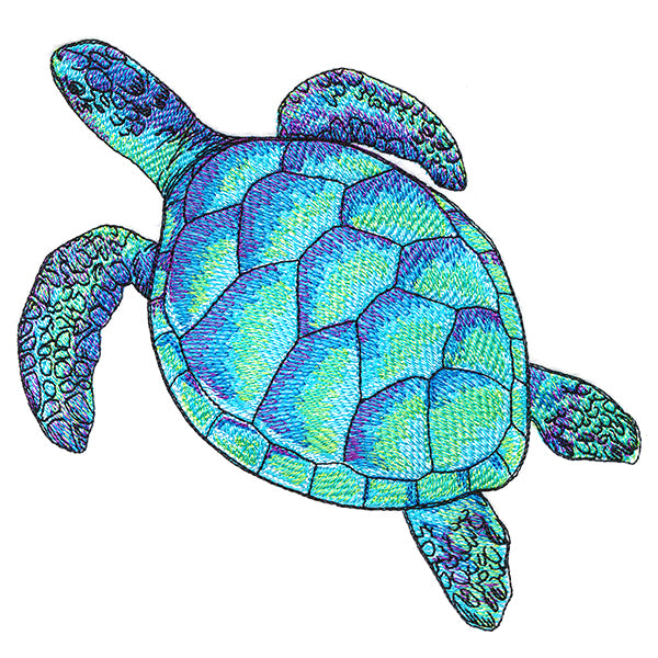 Sea Turtle in Watercolor