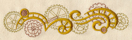 Clockwork Magic - Cogs Border