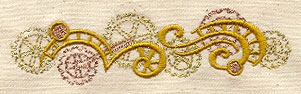 Clockwork Magic - Cogs Border