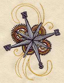 Steam Motifs - Compass Rose