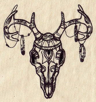 Tribal Deer Skull