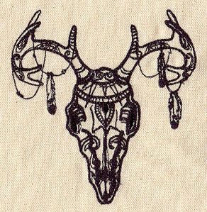 Tribal Deer Skull