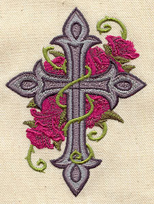 Cross and Roses