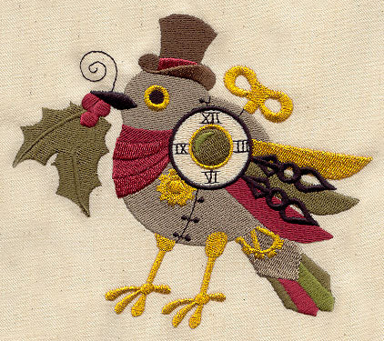 Clockwork Christmas Bird