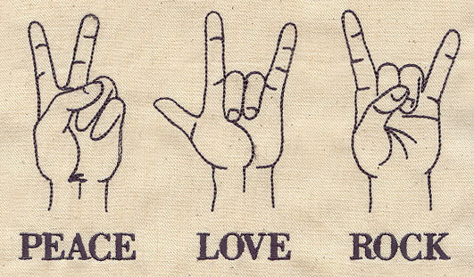 Peace Love Rock
