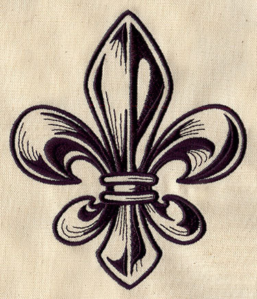 Engraved Fleur
