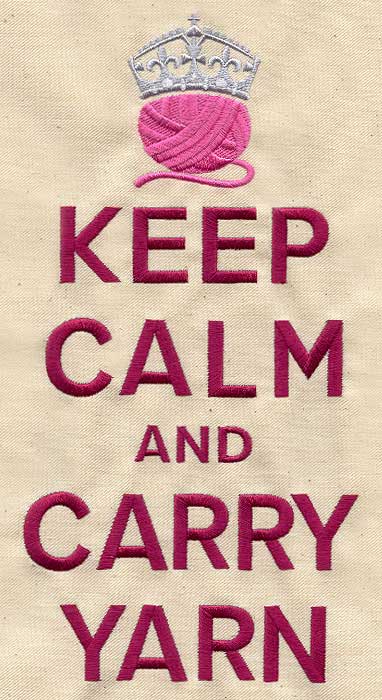 Keep Calm and Carry Yarn