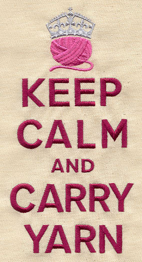 Keep Calm and Carry Yarn