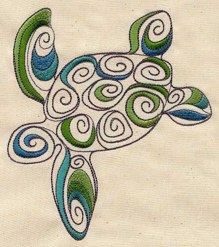 Doodle Sea Turtle