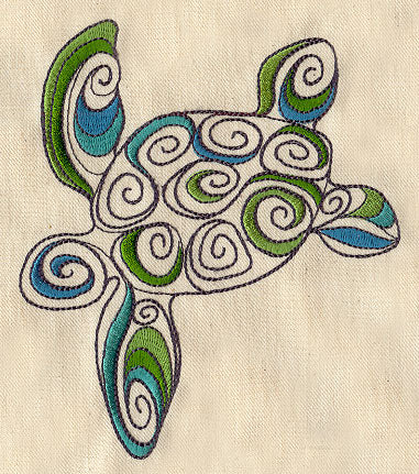 Doodle Sea Turtle