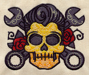 Rockabilly Skull