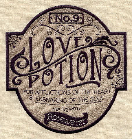 Love Potion Apothecary Label