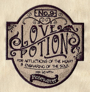 Love Potion Apothecary Label