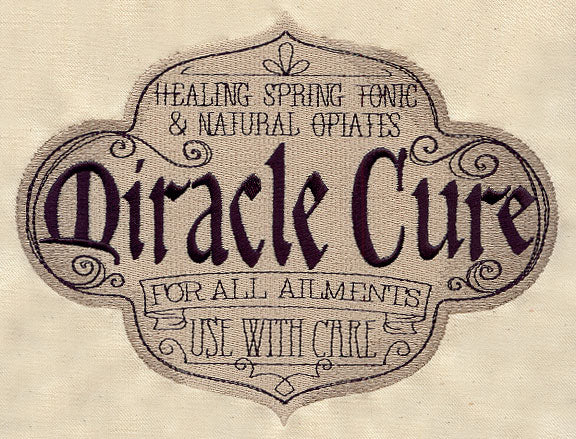 Miracle Cure Apothecary Label