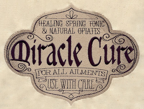 Miracle Cure Apothecary Label