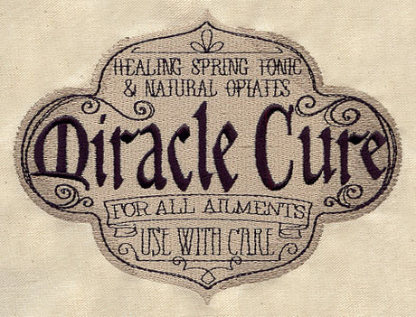 Miracle Cure Apothecary Label
